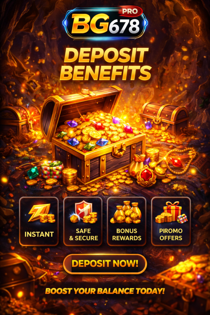 benefits of bg678 game deposit